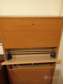 scarpiera in legno 