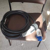 Cavo da ricarica auto con presa industriale 