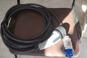 Cavo da ricarica auto con presa industriale 