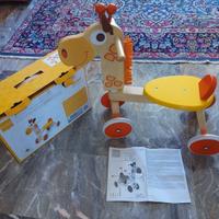 Gioco giraffa Scratch ruote girevoli per bambini