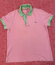Polo Lacoste Unisex Manica Corta Rosa M