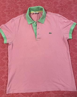 Polo Lacoste Unisex Manica Corta Rosa M