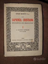 Libro Giulio Monetti la Sapienza cristiana