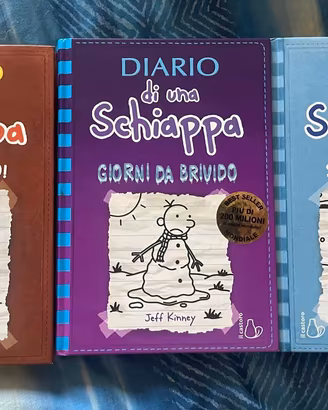 3 libri “Diario di una schiappa”