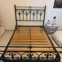 Letto una piazza emmezza in ferro battuto