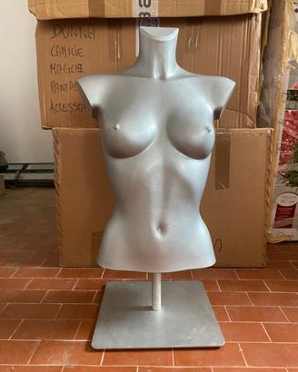 Manichino donna mezzo busto – base regolabile