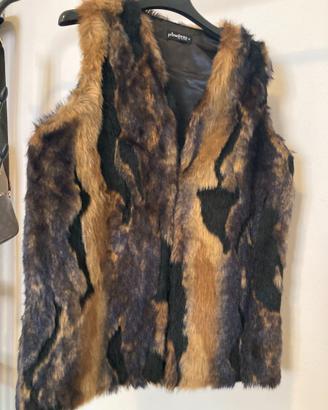 Gilet smanicato in ecopelliccia Primadonna tg.M
