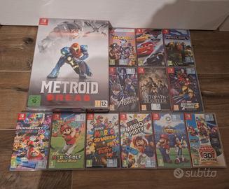 Giochi Nintendo Switch Mario/Minecraft/Metroid