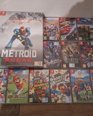Giochi Nintendo Switch Mario/Minecraft/Metroid