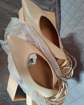 Ballerine con lacci alla schiava