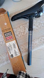 Sella bici con canotto ammortizzato