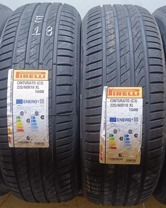 4 GOMME 225 60 18 PIRELLI NUOVE RIFE18