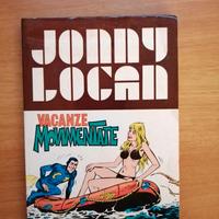 fumetto Jonny Logan con adesivi