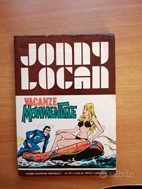 fumetto Jonny Logan con adesivi