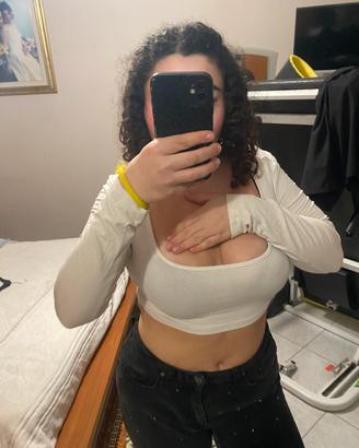 top bianco cotone SHEIN