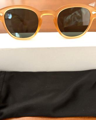 OCCHIALI DA SOLE NOON MATTE HONEY DARK GREEN Nuovi