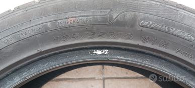 4 pneumatici 195/55 R16 91H Opel corsa 