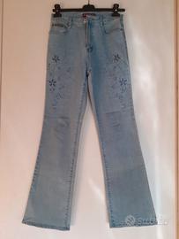 Pantaloni Jeans Donna Blu