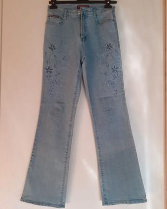 Pantaloni Jeans Donna Blu