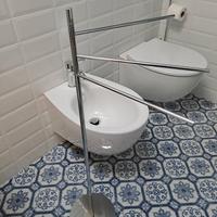 Piantana 3 bracci porta asciugamani 