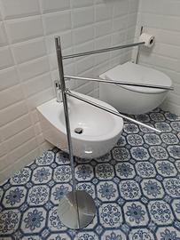 Piantana 3 bracci porta asciugamani 