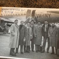 Cartolina Duilio Loi Sidney anni 50 firmata