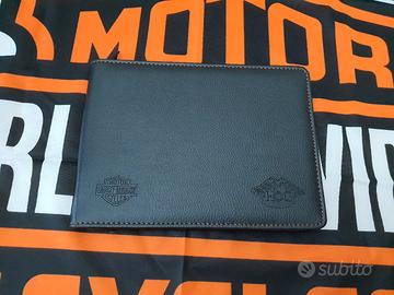 porta documenti in pelle harley davidson