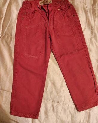 Jeans Jeckerson colore rosso bambino