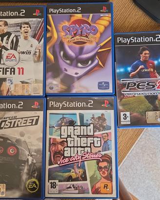 LOTTO 6 GIOCHI ORIGINALI PLAYSTATION 2