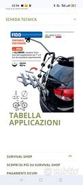 Porta bici 3 Gev 8984 Fido adattabile