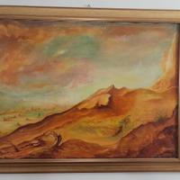 Dipinto Franco Nocera (1948) - Paesaggio 1980