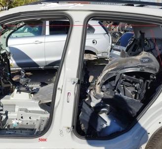 Volkswagen t cross scocca per taglio lamiera