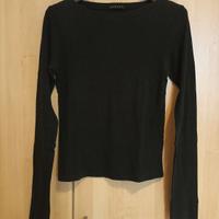 Maglietta nera Sisley 