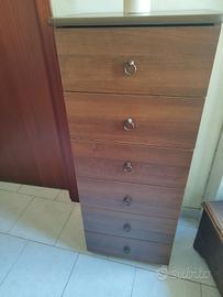 Settimino noce 45l x 38p x 113h