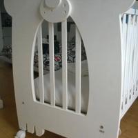 Lettino bianco Picci in legno