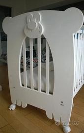 Lettino bianco Picci in legno