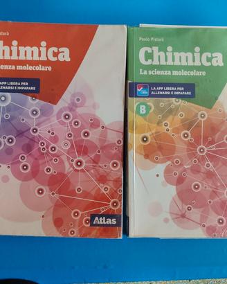 libri Atlas Chimica scienza molecolare A e B 