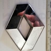 Logo cromato Renault 4 - 5 originale -