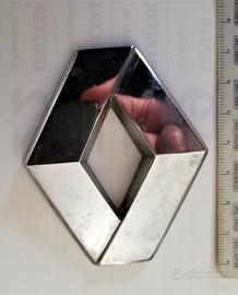 Logo cromato Renault 4 - 5 originale -