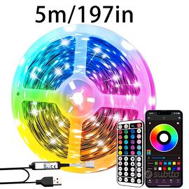 STRISCIA LED USB 5 METRI COLORI A FANTASIA