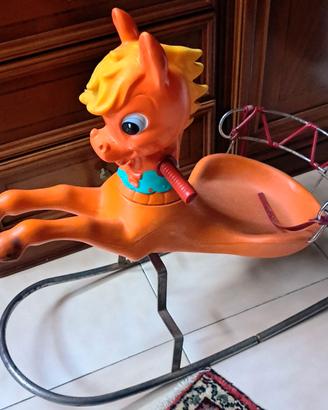 Giocattolo d’ Epoca - CAVALLINO  A DONDOLO anni 60