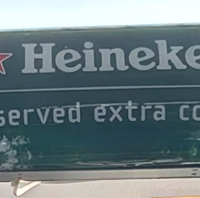 Insegna luminosa Heineken