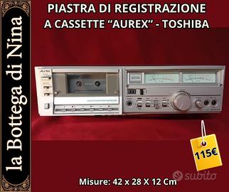 Piastra a Cassette Stereo Toshiba Aurex PC-X60AD