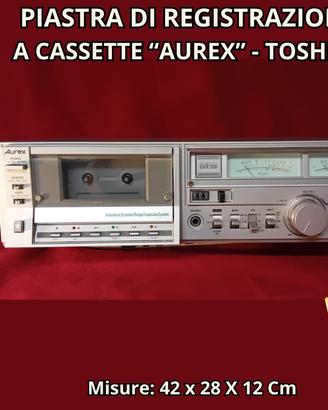 Piastra a Cassette Stereo Toshiba Aurex PC-X60AD
