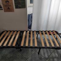 Letto singolo pieghevole + materasso