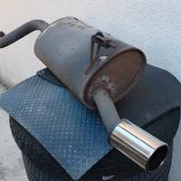 Terminale di scarico sportivo Fiat Punto 2 