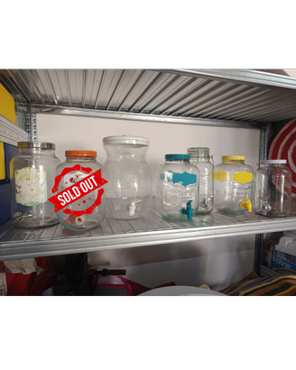 Dispenser in vetro con rubinetto – varie misure