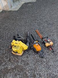 4 attrezzi per da giardinaggio 