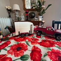 SCHLEICH Pick-up con rimorchio per cavalli.
