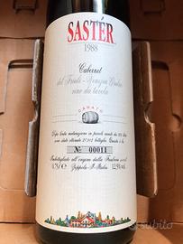 Cabernet Saster Friulvini 1988 millesimato